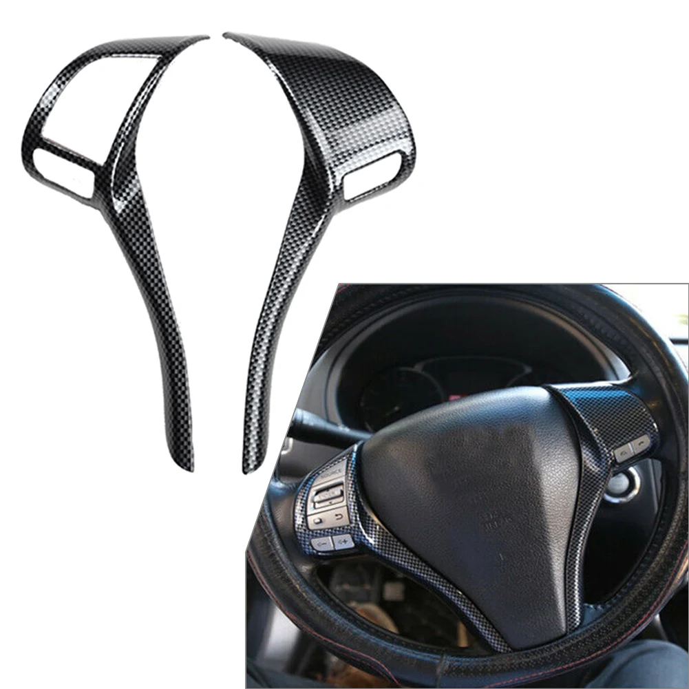 

Внутреннее рулевое управление лента для колес наклейка отделка для Nissan Altima 2013 2015 2016 2017 2018 углеродное волокно стиль аксессуары для стайлинга автомобилей