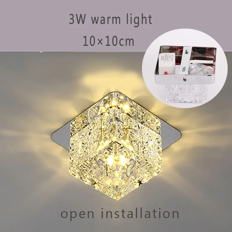 

Потолочные светильники хрустальные LED 3Вт/5Вт