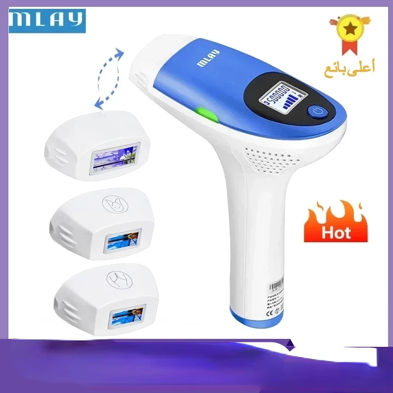 

Mlay Depiladora IPL Laser Hair Removal Device with 500000 Shots Bikini Body Face Hair Removal Machine Laser Epilator for Women