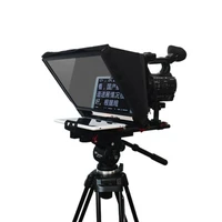 tystvideo ts 310 protable 13inch teleprompter for ipad tablet outdoor interview speech dslr camera accessory prompter reader