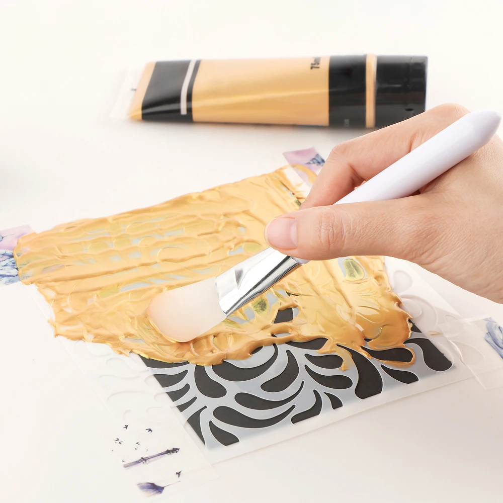 Силиконовая кисть для рукоделия с мягкой головкой высококачественная