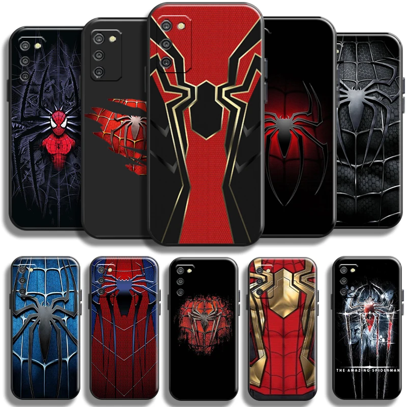 

Marvel Spiderman Logo Phone Case For Samsung Galaxy M10 TPU Soft Coque Funda Cases Full Protection Black Cover Liquid Silicon
