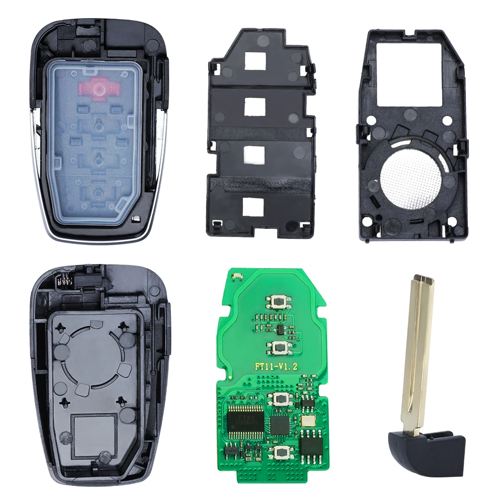 DIYKEY FCC:HYQ14FBC 314 3 МГц плата: 31451-0351G 4B дистанционный смарт ключ-брелок для Toyota RAV4 2019 2020