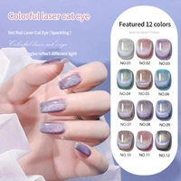 1pcs nail polish cat eye gel semi permanent uv varnish gel nail art glitter effect off nail polish gel for nails design tslm1
