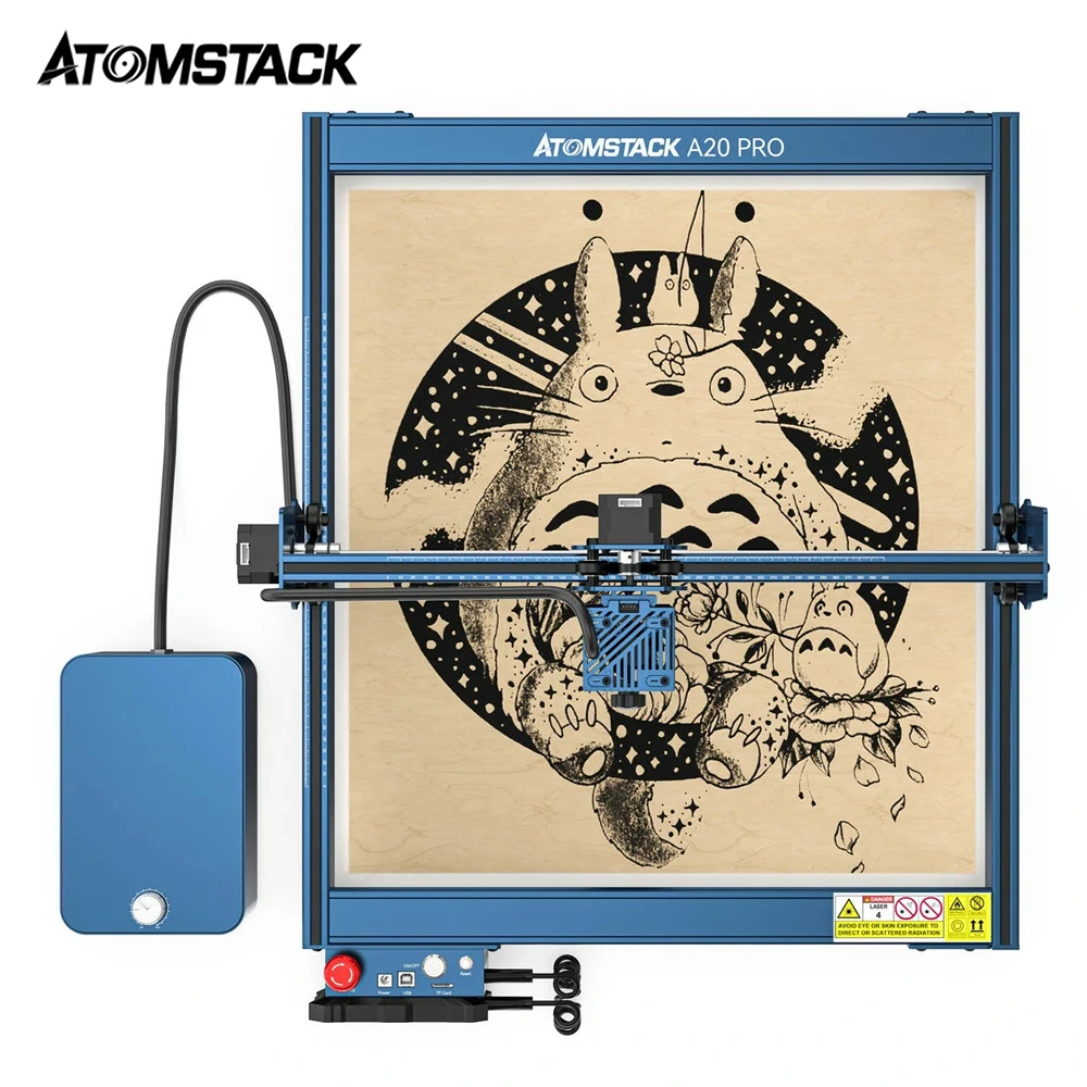 

Станок лазерный Atomstack S20/A20/X20 Pro, 130 Вт, с ЧПУ, 20 Вт
