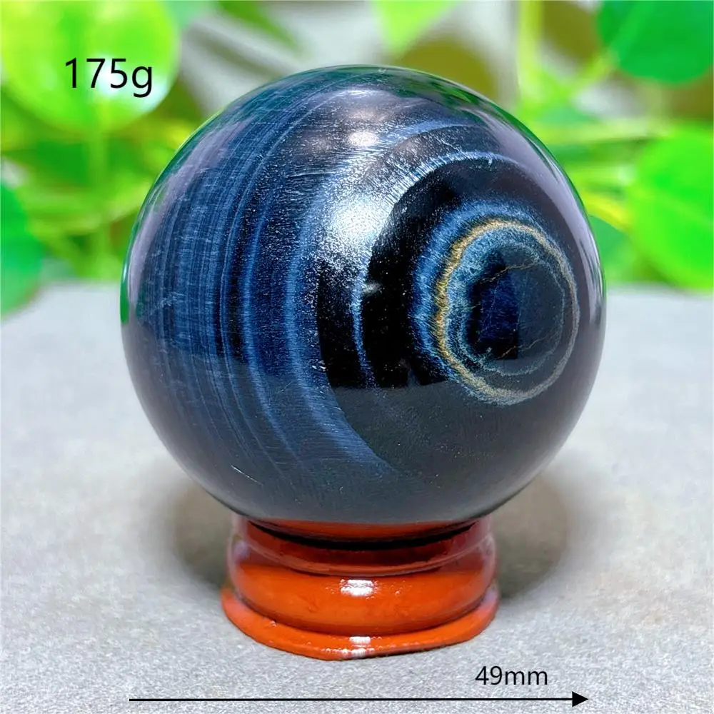 

Синий тигровый глаз, сфера + подставка