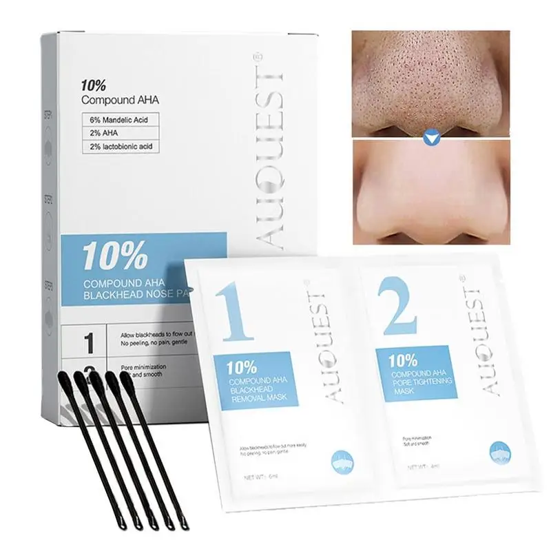 

Pore Strips Nose Pore Strip Blackhead Remover No Tearing Deep Cleansing Nose Strip With Complex Fruit Acid Suitable For