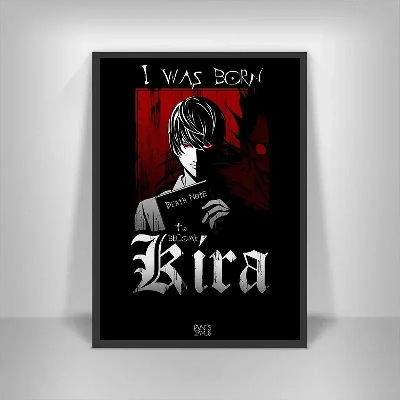 Аниме Death Note Canvas Wall Art - Riuk L Lawliet Misa Комические Персонажи Классический Стиль