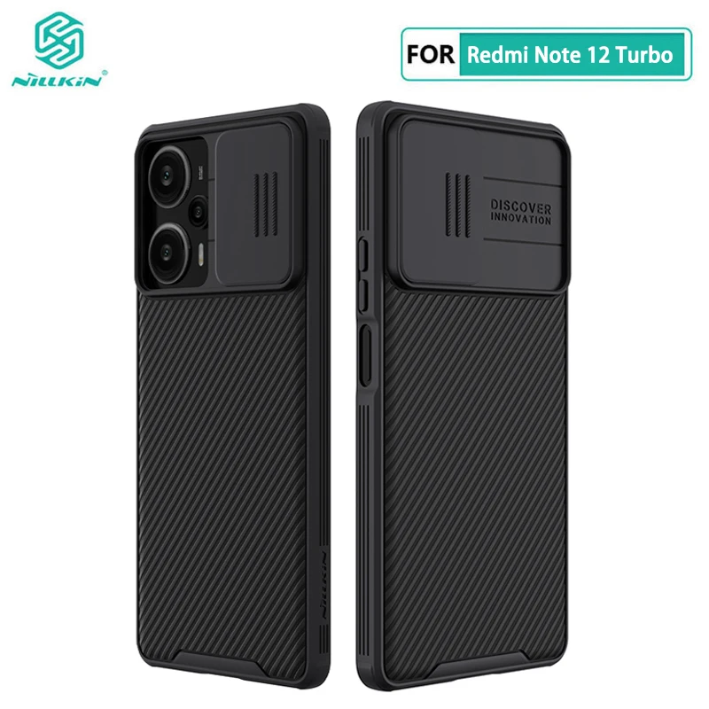 

Redmi Note 12 Turbo Case Nillkin CamShield Pro Slide Camera Protection Cover For Xiaomi Redmi Note12 Turbo Case