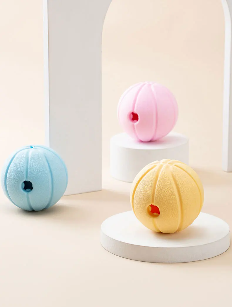 

Игрушка для снятия скуки с щенков, звуковой мяч со странным звонком, тренировочный мяч для собак, устойчивый к разрывам и протеканию, пищевы...