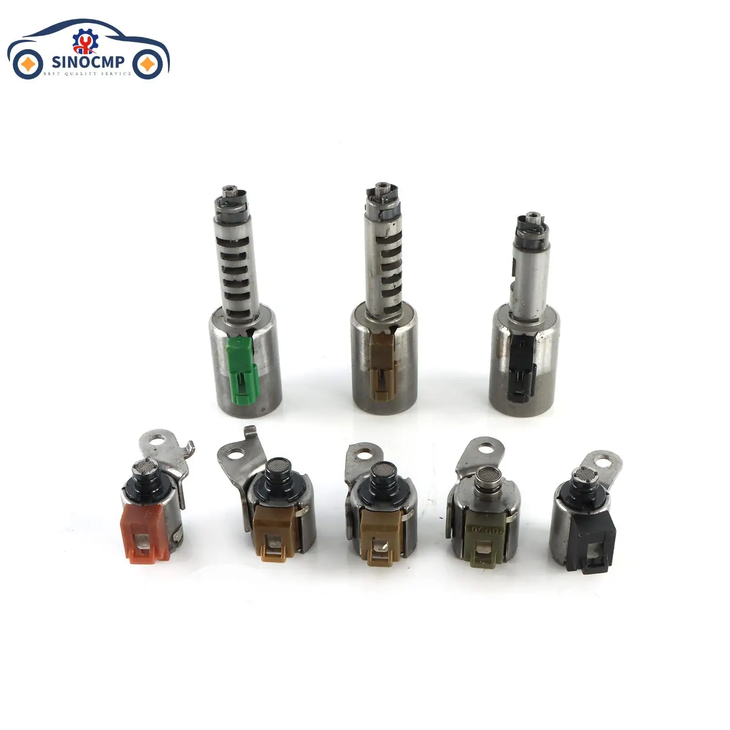 AW55-50SN AW55-51SN AF33-5 AW235 RE5F22A 8 шт. соленоиды коробки передач для Volvo Nissan Pontiac Chevrolet Renault Saab