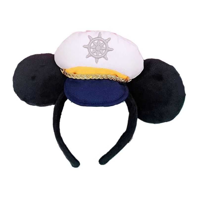 

Cartoon Sailor Hat Shape Hair Hoop Carnival Navy Type Hair Holder Party Headwear