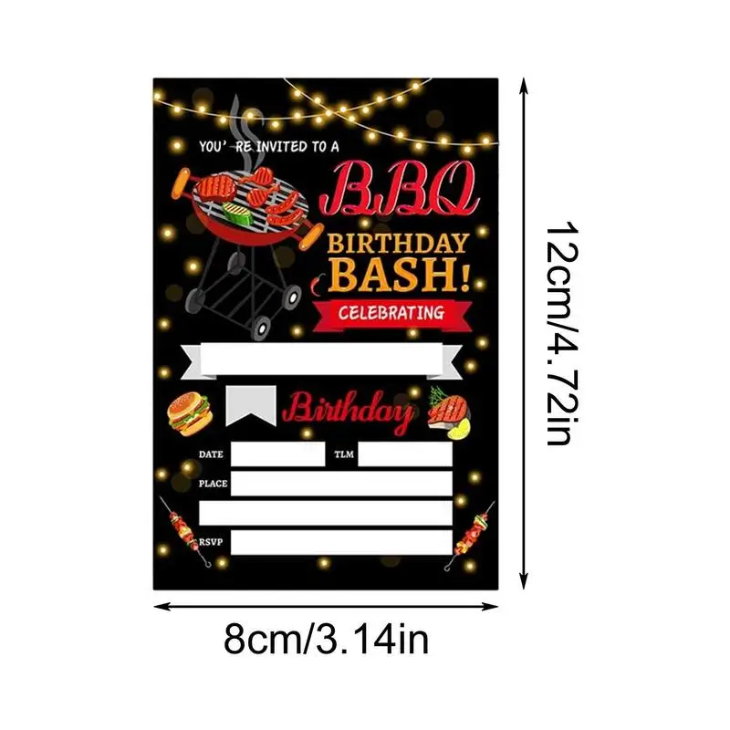 

Kids Birthday Invitations | 10pcs Party Invitations For Kids | Child Cards Double-Sided Printing Strong Paper Elegant Font Blank