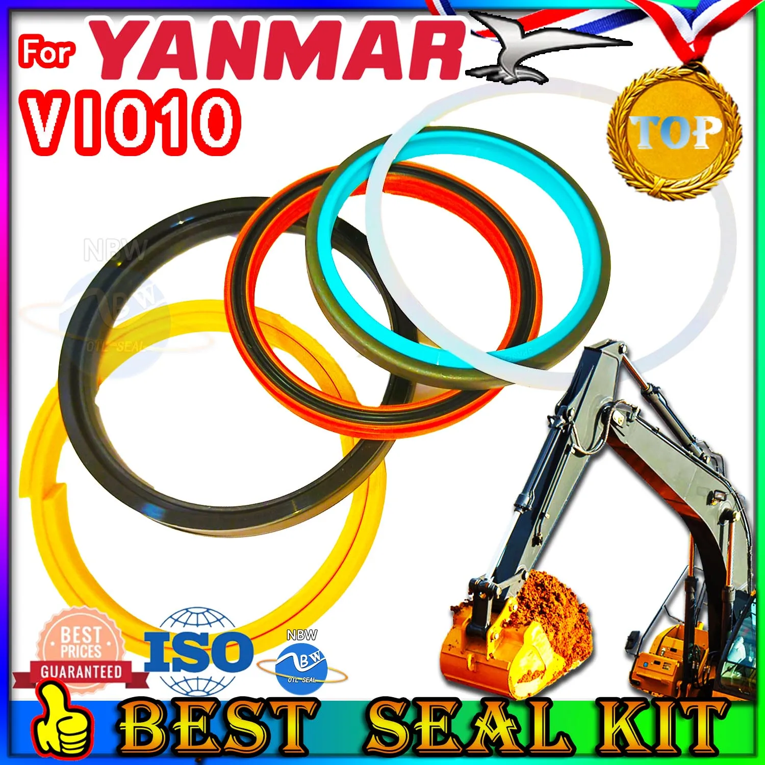

Для Yanmar VIO10 масляный сальник экскаватора Kit ремонт VIO20 3 Center Joint нитрил бутадиен-Нитриловый каучук Nok Washer