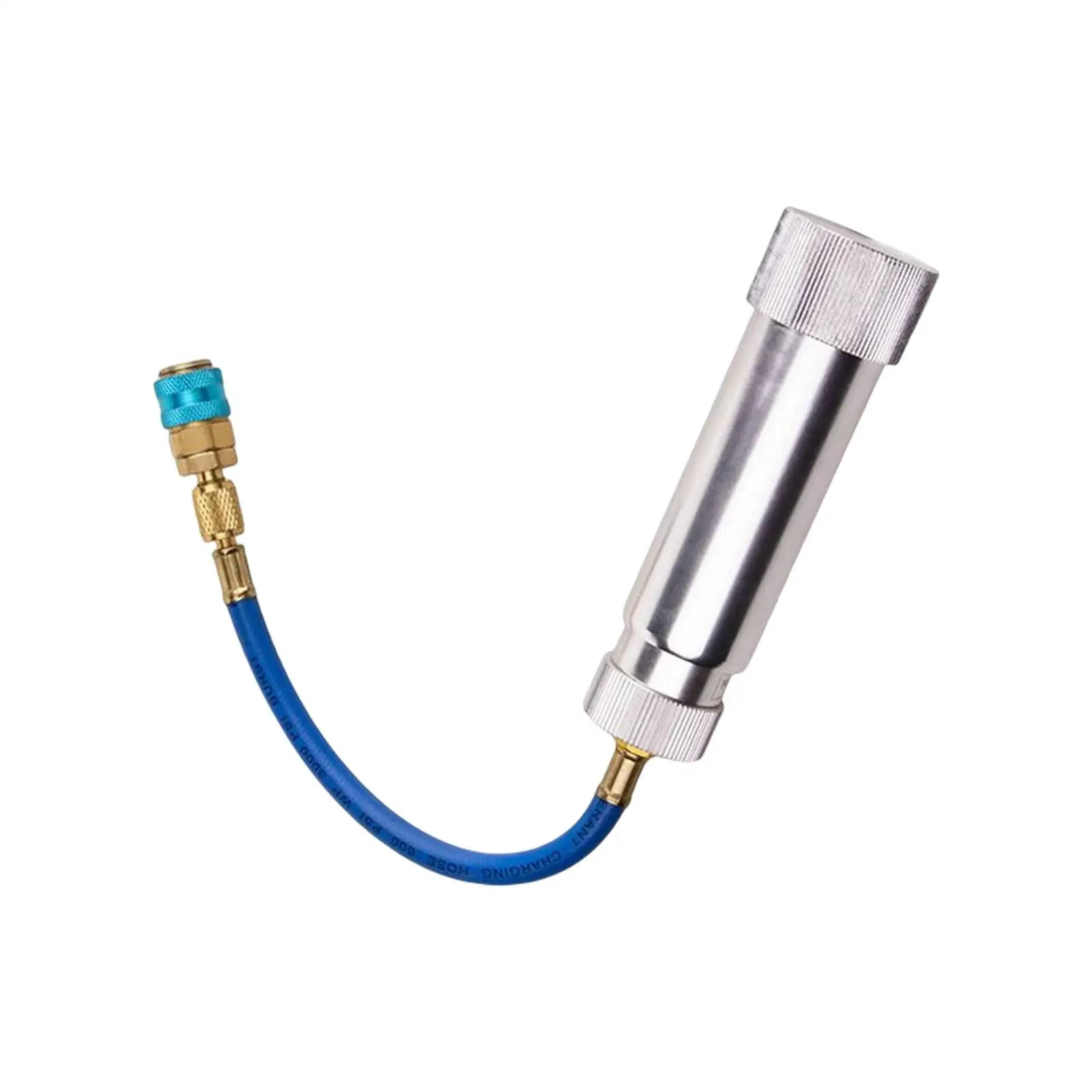 

Refrigerant Oil Injector Screw in Quick Coupler Hand Turn R134A Car Accessories