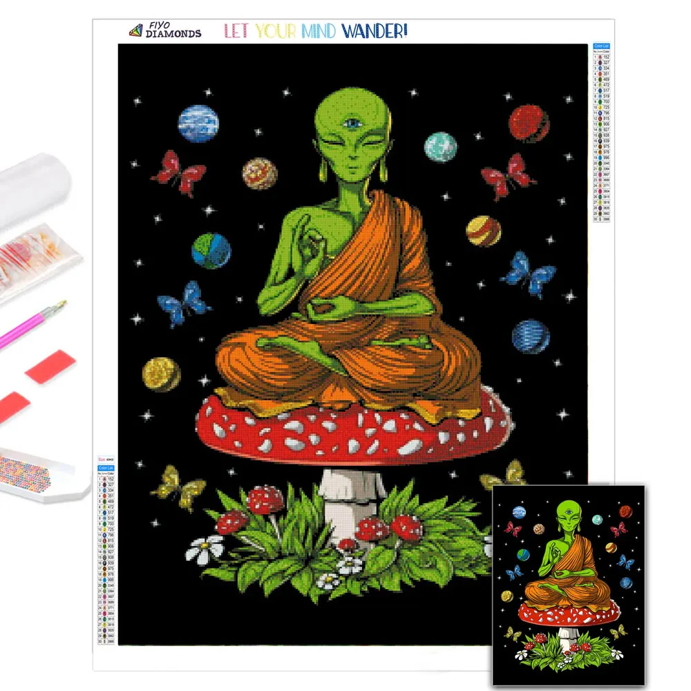 

DIY 5D Diamond Painting Yoga Religion Picture Mosaic Full Diamond Rhinestones Embroidery Cross Stitch Set Home Wall Decoration