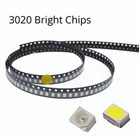 100pcs 3020 smd white red blue green yellow light smd light emitting diode smd smt 8 10 lm led lamp bead diodes mini chip lights