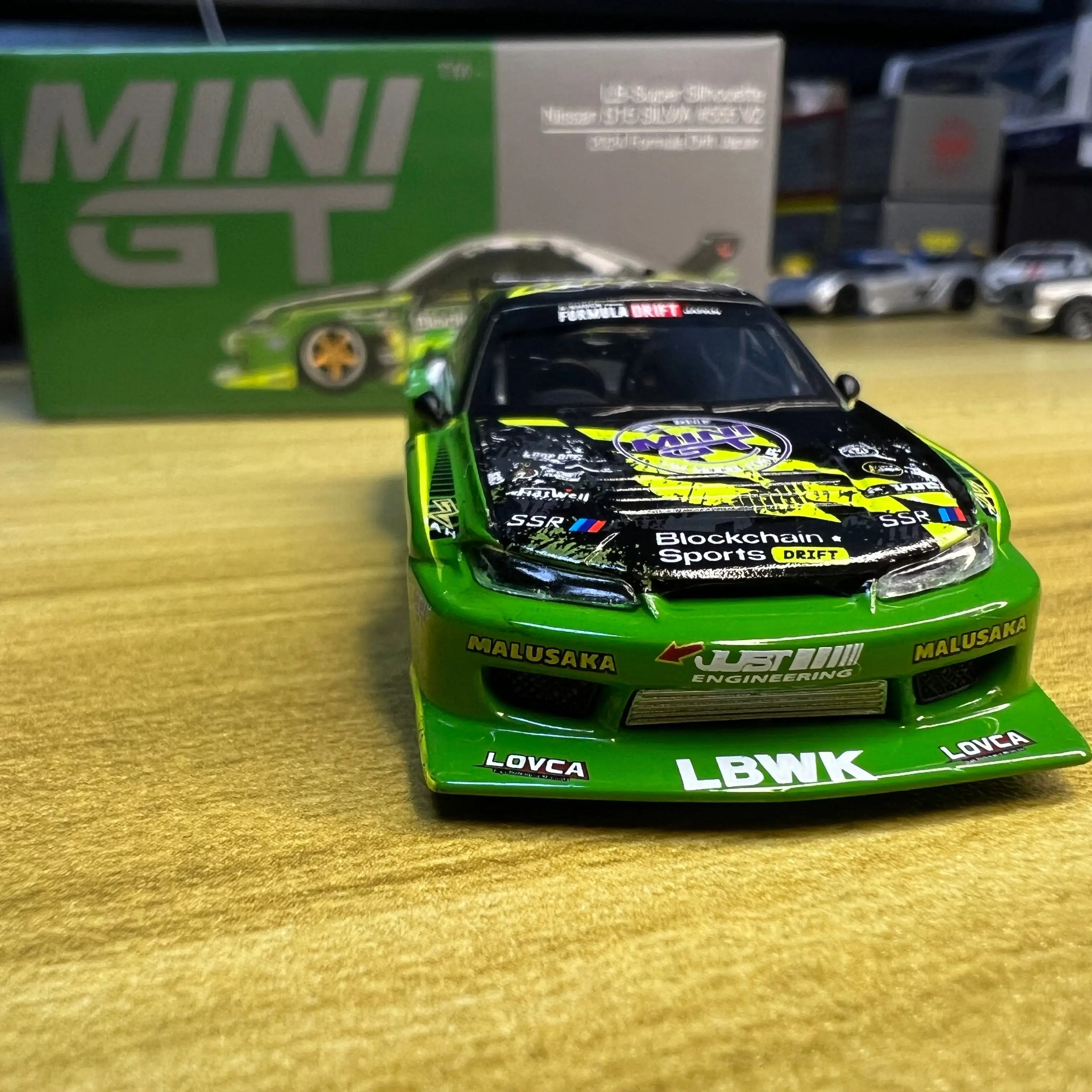 Фото Модель MINIGT 1:64 Scale LB Kit S15 2024 # Модель автомобиля из сплава 823 №2