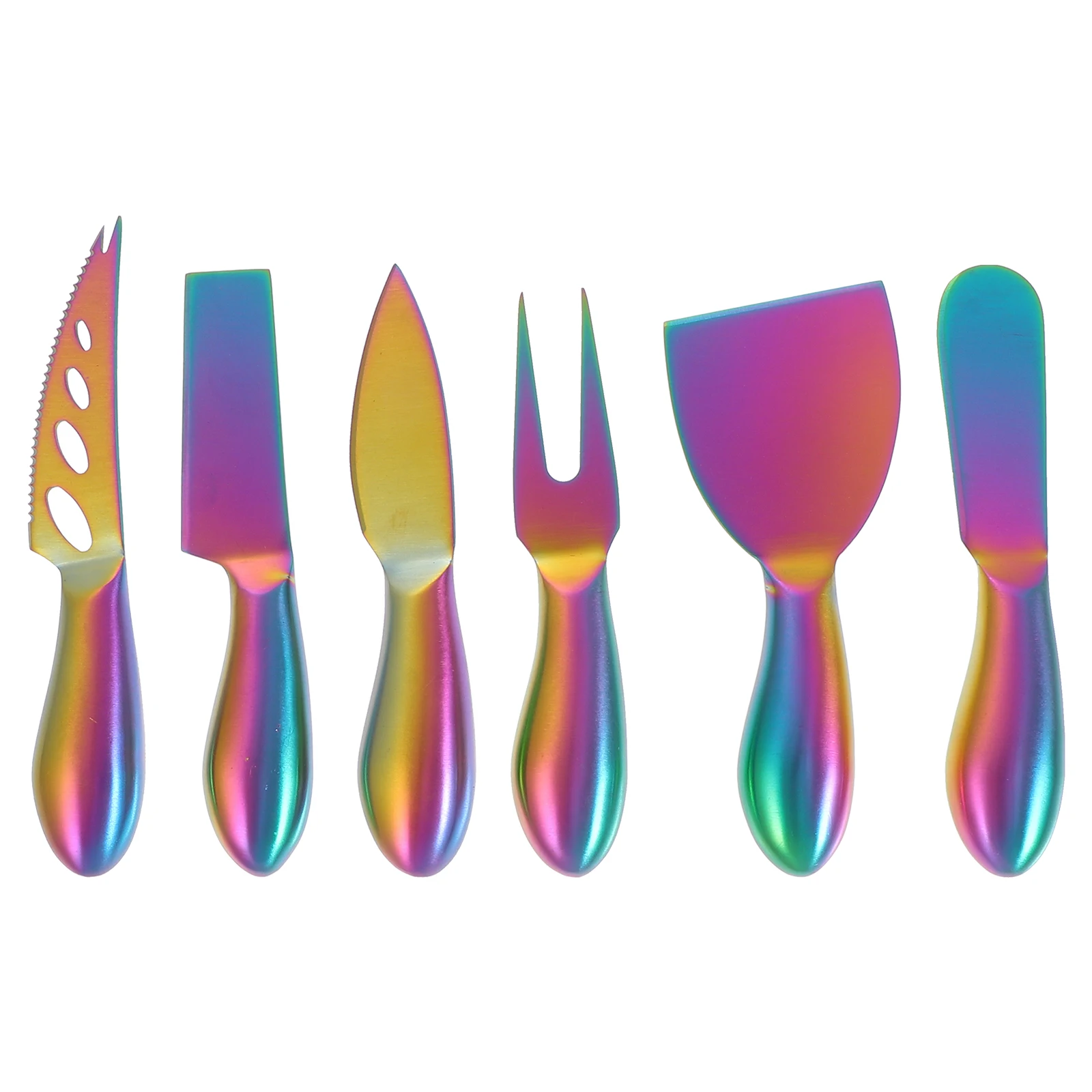 

6Pcs Stainless Steel Durable Cheese Cutters Household Cheese Cutting Tools
