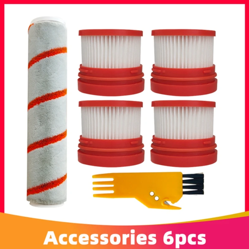 

1Set Handheld Wireless Vacuum Cleaner Parts Vacuum Parts Hepa Filter Main Rolling Brush For Xiaomi Dreame V9 / V9 Pro / V10