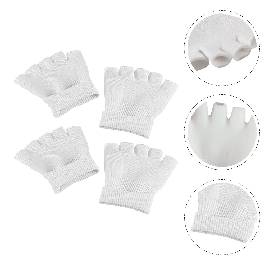 

2 Pairs of Spa Moisturizing Points Toe Covers Moisturizes Open Toe