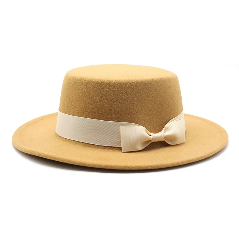 

Women's hat fedoras Men's hat women felt panama headgear designer fashion chapel black beach warm ladies Wedding picture green