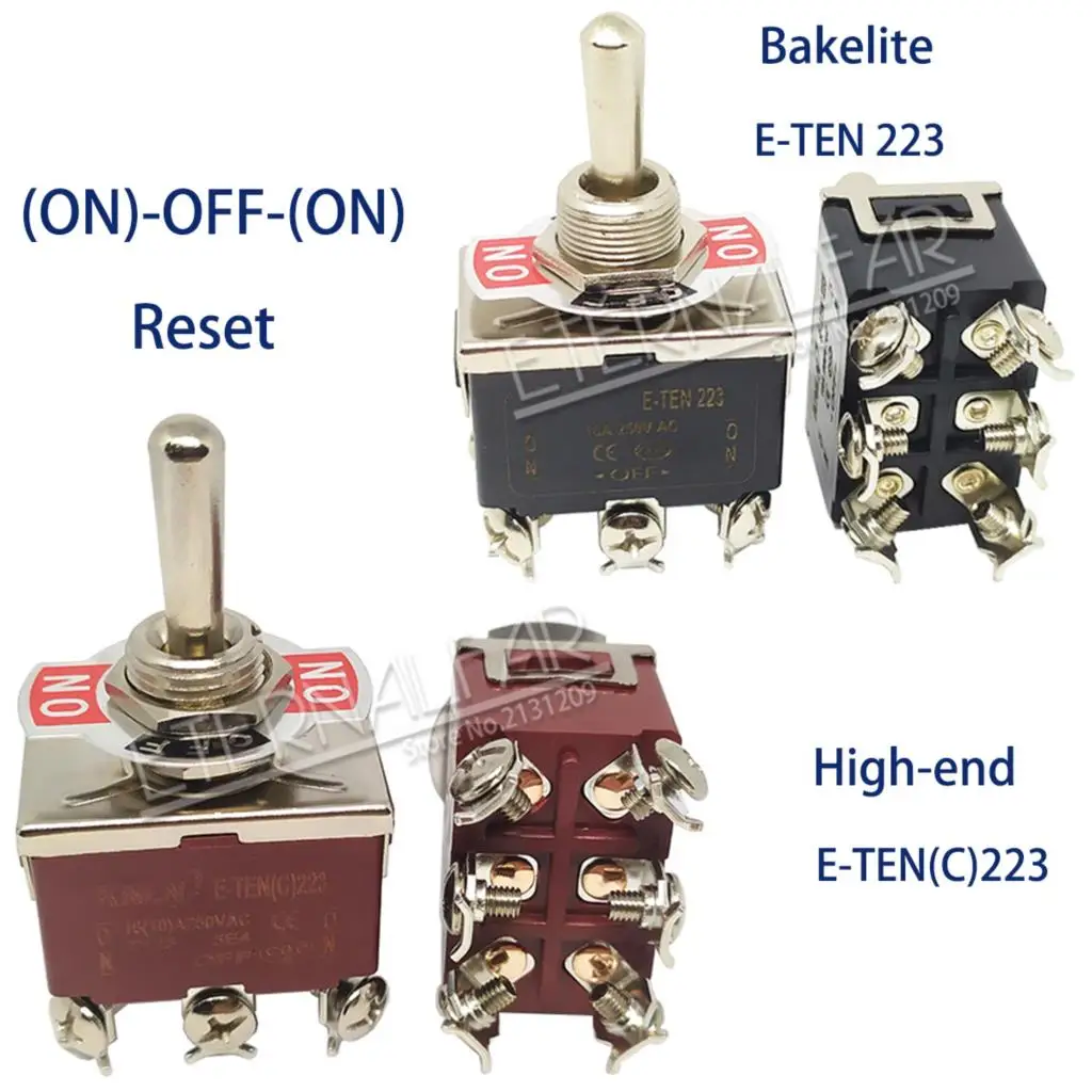 

Серебряный контакт E-TEN(C)1321 6-контактный кулисный тумблер