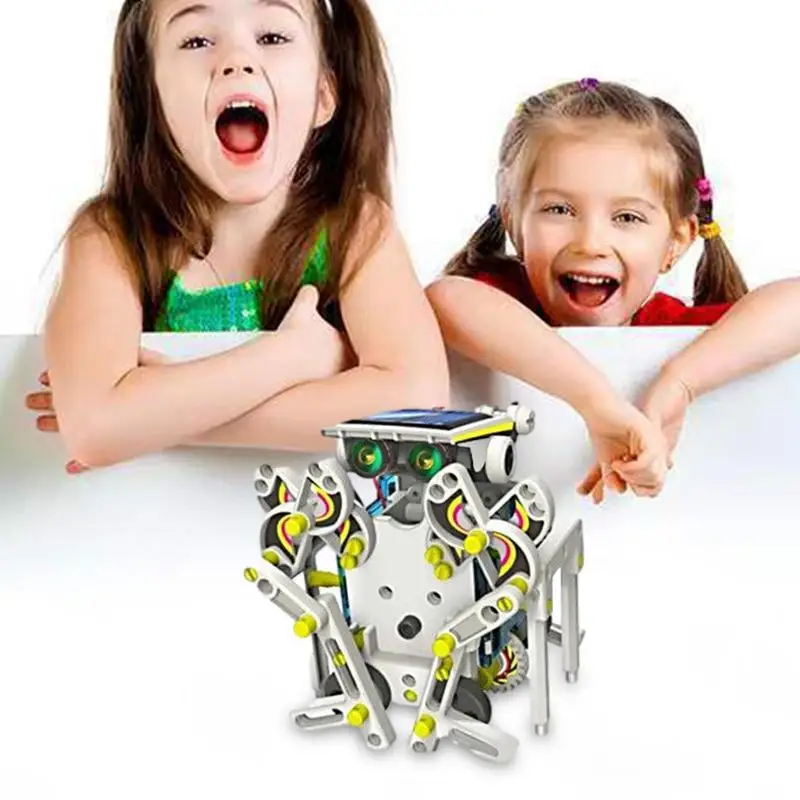 

Solar Robot Kits 13 In 1 STEM Solar Robot Kit Toys Gifts Educational Building Science Experiment Set Gifts For Kids Boys Girls