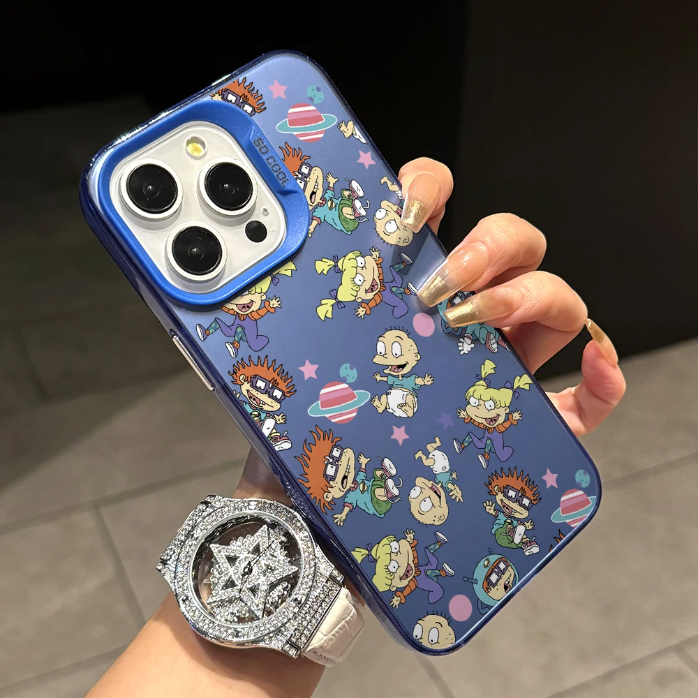 Cartoon R-Rugrat Phone Case for Xiaomi Redmi 13C 12C 10C 9C A3 A2 A1 K60 Note 13 12 11 11S 10 9 9S 8 Pro Plus Max 4G 5G Cover