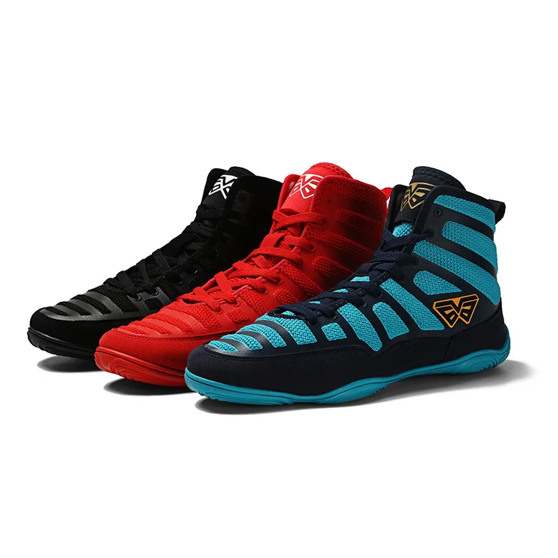 

Boxing Men's Sanda Shoes, High-top Fighting Training Shoes, Wrestling Shoes, Wrestling Boots, Boots, Boxing Shoes, Girls
