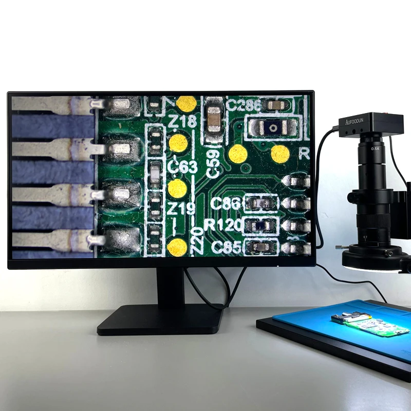 1080P 60FPS 2K 4800W 48MP HDMI USB промышленный электронный цифровой видеомикроскоп камера