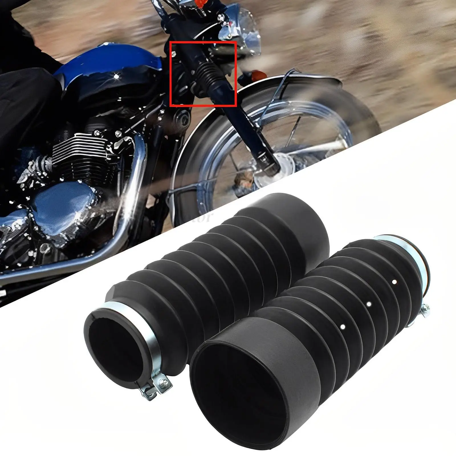 Передняя вилка гетры пылезащитный чехол для Triumph T100 Hinkley Bonneville 2001-2013