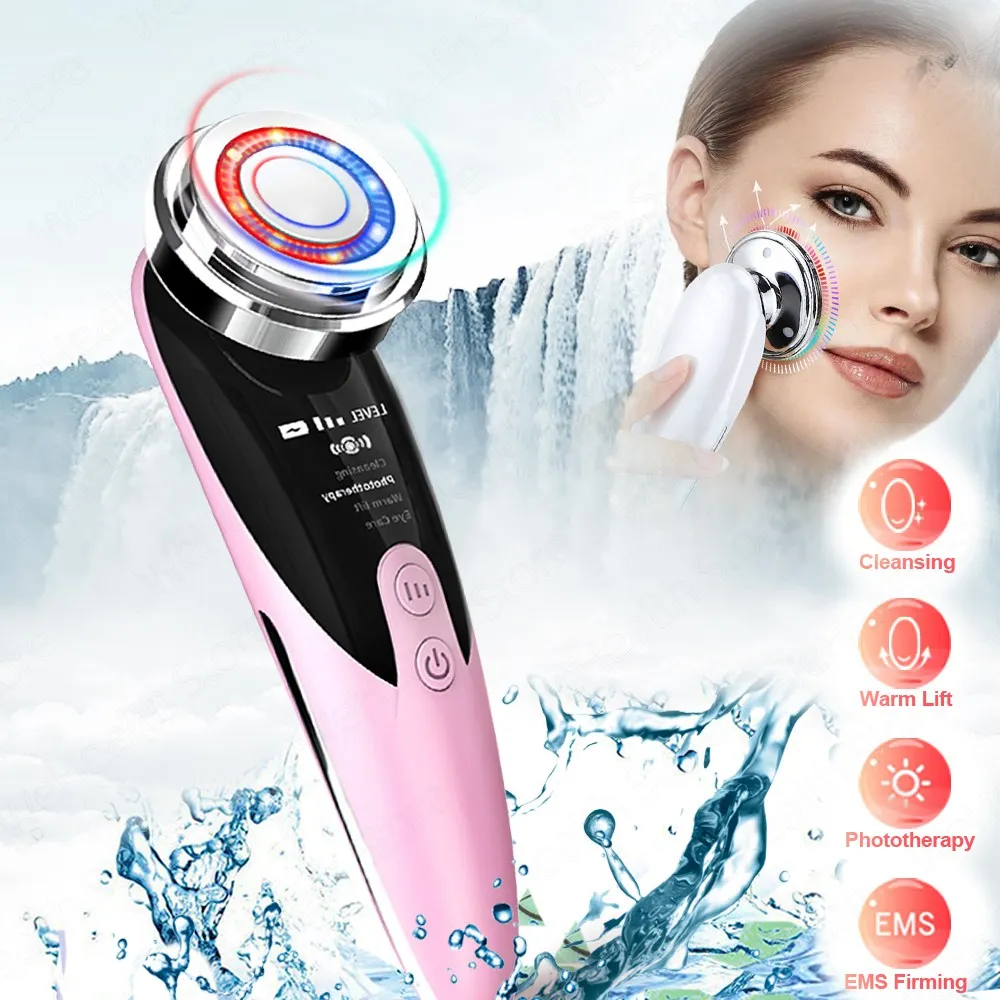 

Face Massager High Frequency Ultrasonic Cleaning Skin Care Electroporation Face Lift Vibration Wrinkle Removal Anti Aging Beauty