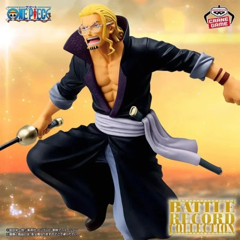 Фото Оригинальная коллекционная фигурка BANDAI Banpresto ONE PIECE BRC Silvers Rayleigh Battle Record, модель аниме-персонажа, игрушка, подарок на праздник №2