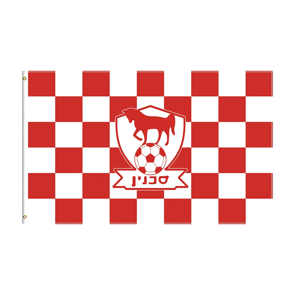 

90x150cm 3x5ft Bnei Sakhnin Flag Israel FC Football Soccer Club Banner for Decor