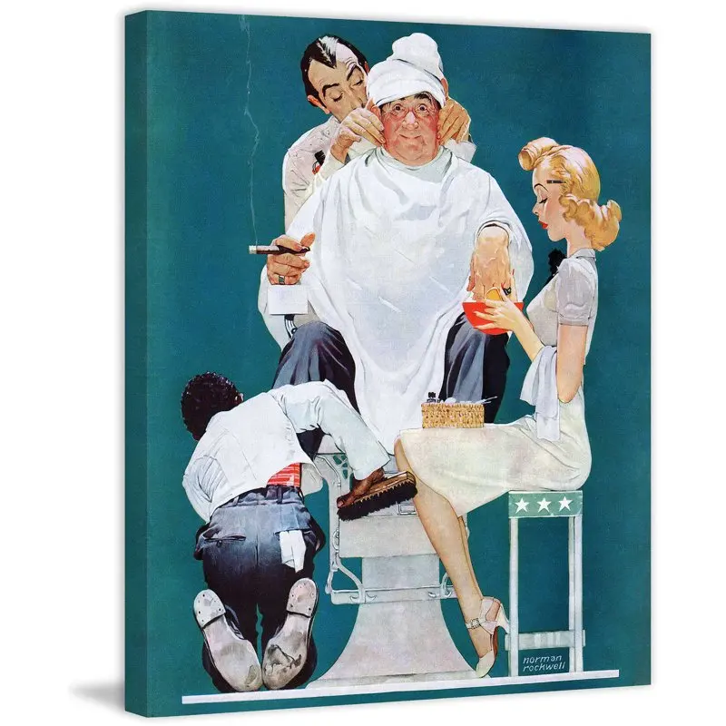 

Картина из Нормана Роквелла, рисунок на холсте