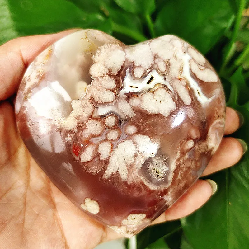 

Натуральный камень вишневый цвет Агат Сердце дух медитация фэн шуй Кристалл декоративный камень домашний декор