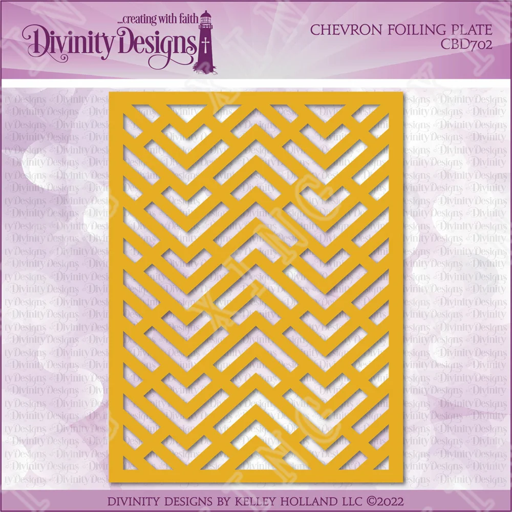 

2022 New Chevron Foiling Solid Hot Foil Plate Scrapbook Diary Decoration Stencil Embossing Template Diy Greeting Card Handmade