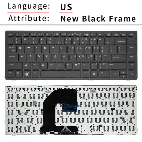 Новая русская клавиатура для ноутбука HP EliteBook 8460p 8460w 8460b 8470p 8470w 8470b 6460p 6460w 6460b 6470p 6470w 6470b