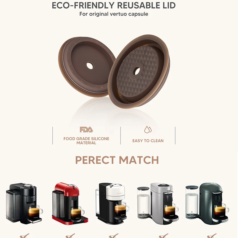 Крышка для капсул кофе vertuo сделана из пищевого материала и Nespresso Vertuo Next |