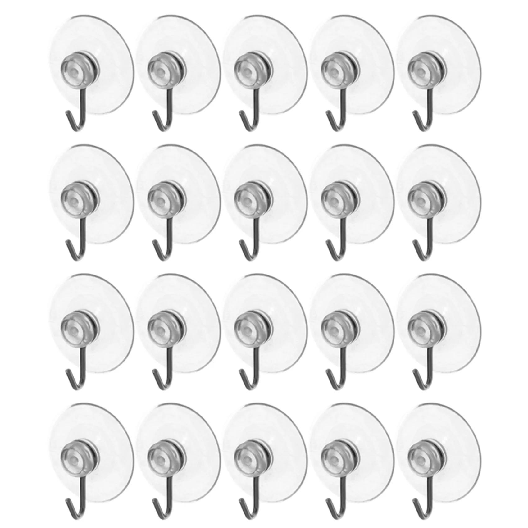 

Suction Sucker Window Hooks Clear Wire Hook 32MM ( Pack of 20 )