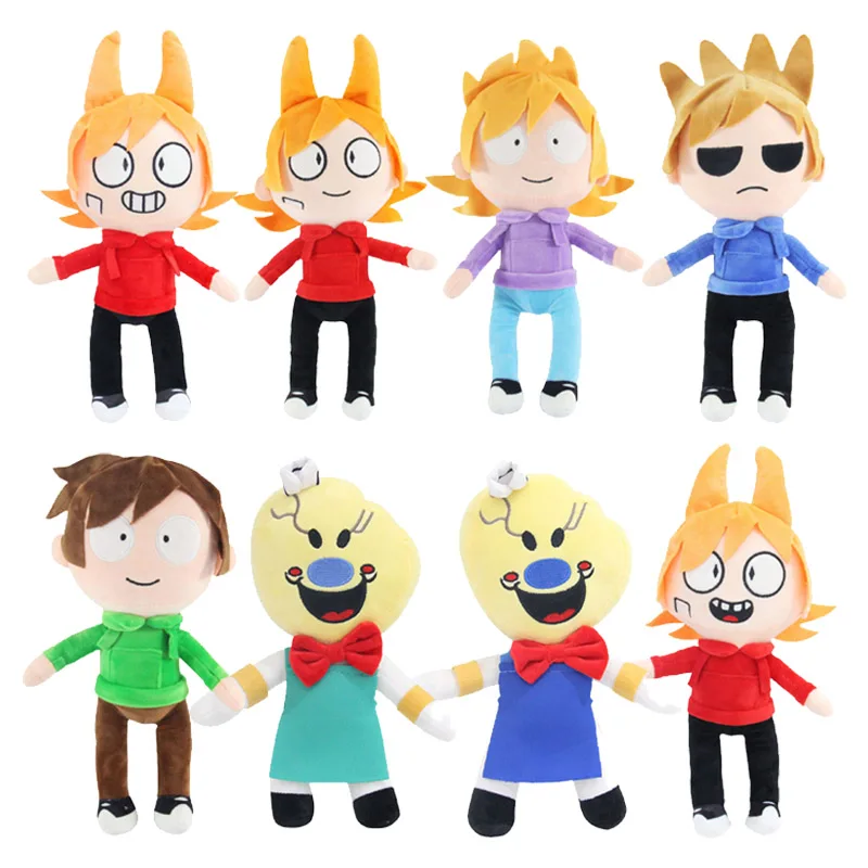 

New Eddsworld Plush Doll Cartoon Anime Ice Scream Rod Plushies Toys For Children Holiday Toy Gifts 32-38cm