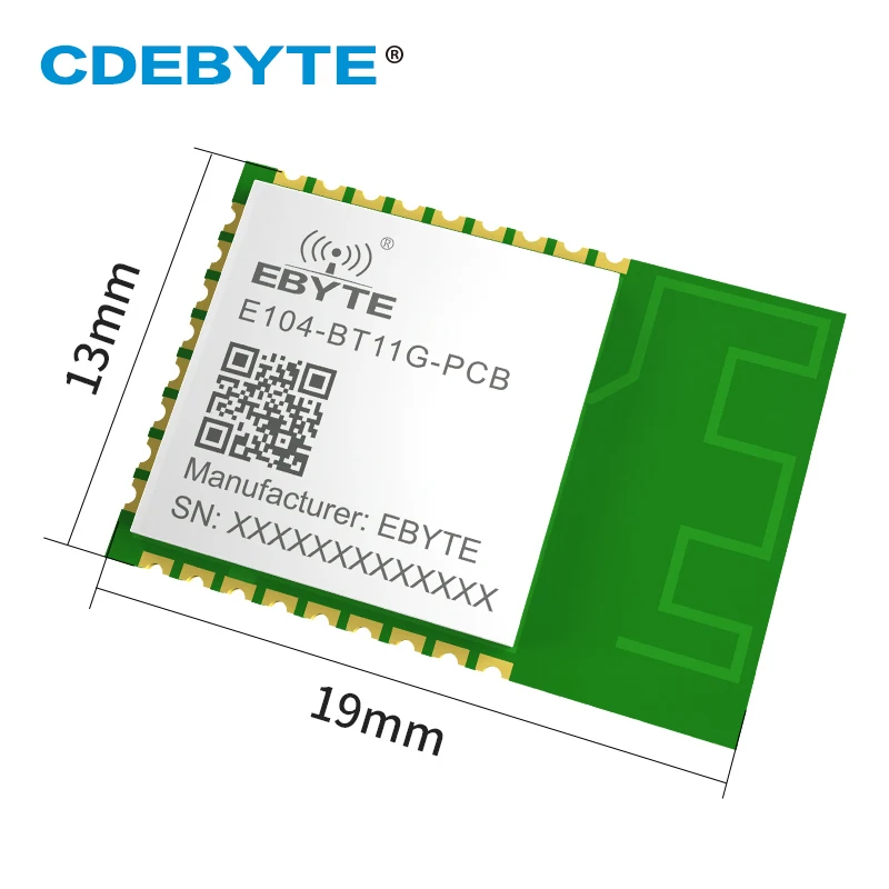 Модуль Bluetooth EFR32, BLE 2,4 ГГц, сетевое соединение 20 дБм, высокоточный EBYTE E104-BT11G-PCB Smart Home PCB, беспроводной приемник