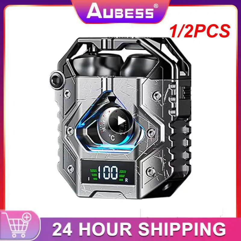 

1/2PCS H9 TWS Wireless 5.3 Metal Headsets Earphones Headphones Sport Cancelling Mini Earbuds for Smart Phone XG 01