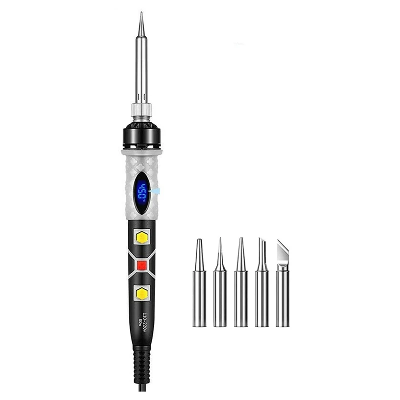 

LBER 80W Electric Soldering Iron Digital Internal Thermal Ceramic Heating Electronic Welding Tools