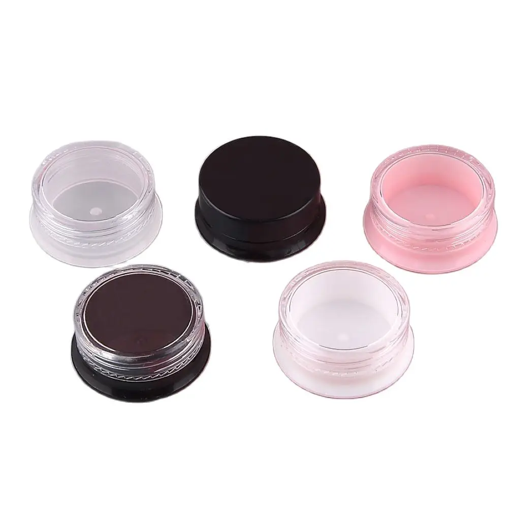 

50/100pcs 5g Empty Loose Powder Container White Plastic Eyeshadow jars accessories Nail art box Sample Tins