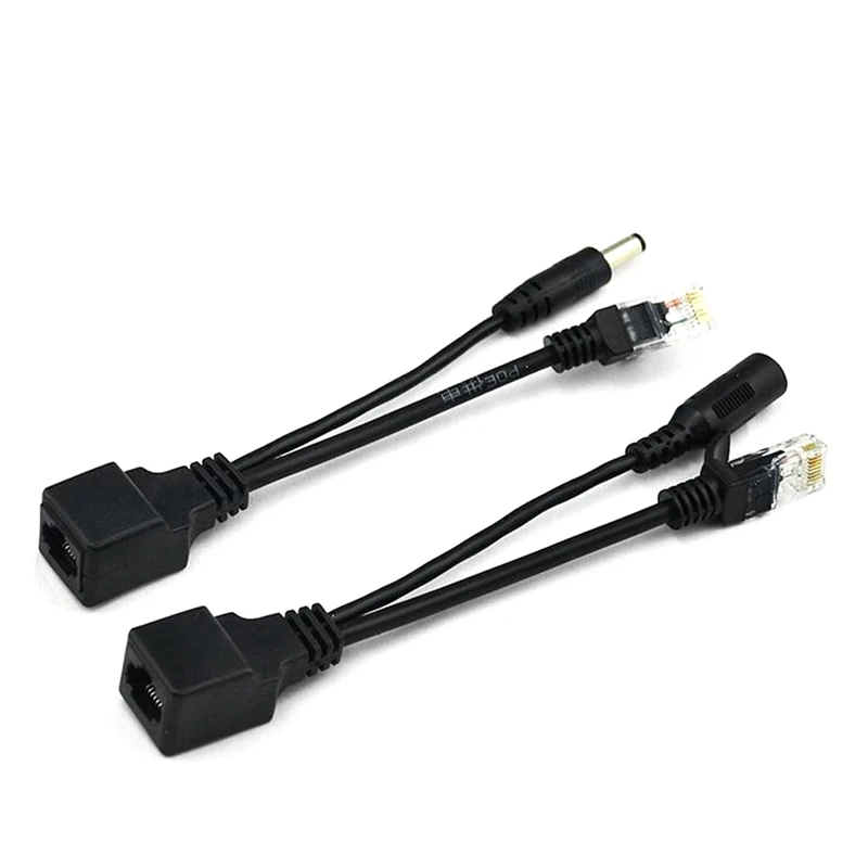

1 Paar POE Network Power Supply Adapter Cable POE Splitter Extension Cable POE Combiner Power Supply Cable