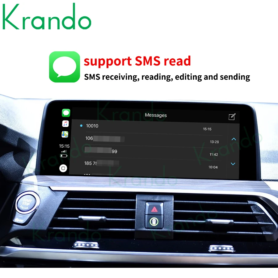 Беспроводной CarPlay Android автоматический интерфейс Box X3 F25 X4 F26 G01 G02 CIC NBT EVO 2011-2020