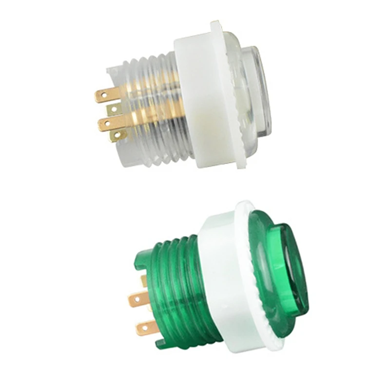 1 шт. кнопка со светодиодной подсветкой гайка 24 мм с 4-контактным световым кабелем