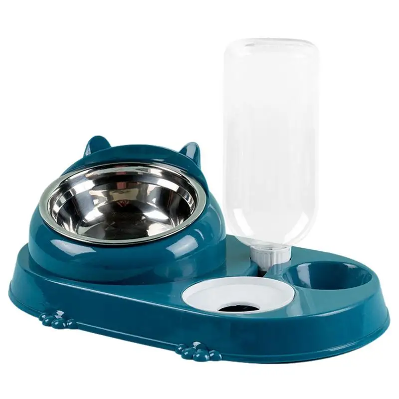 

Cat Food Bowl 3 In 1 Pet Bowl For Feeding Multipurpose Pet Supplies For Eat Drink Snack Ideal Gifts For Your Pets And Pet Owners